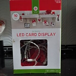 Be Merry LED Card Display